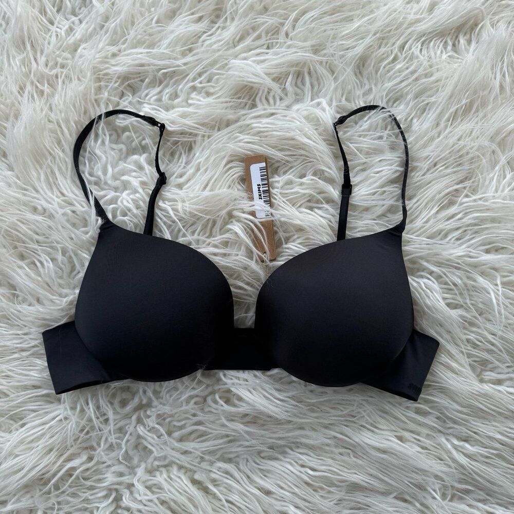 Skims Ultimate Super Push-up Bra Onyx Size 30B